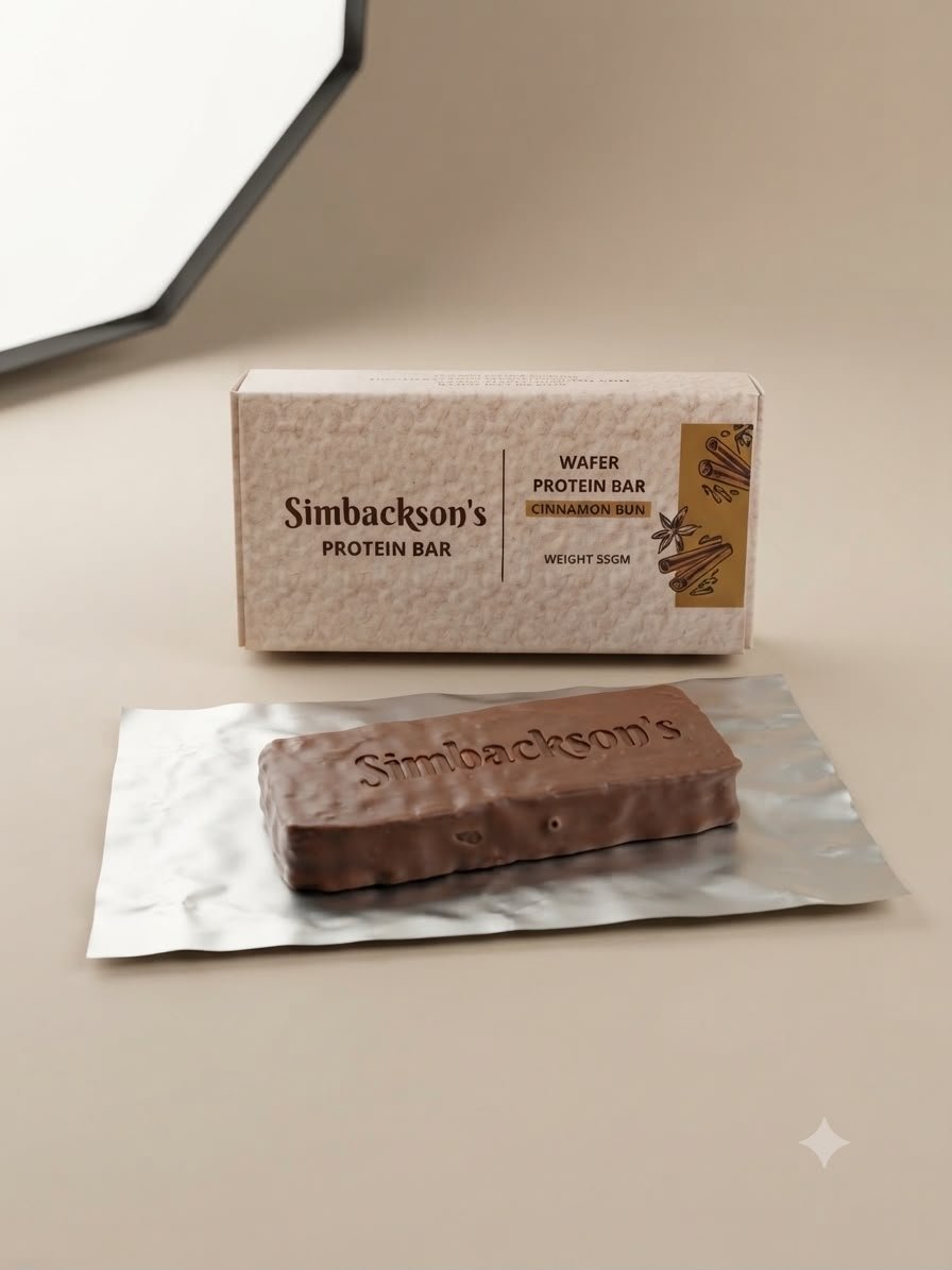 Simbackson’s Cinnamon Bun Protein Bar