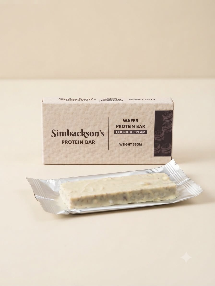 Simbackson’s Cookie & Cream Protein Bar