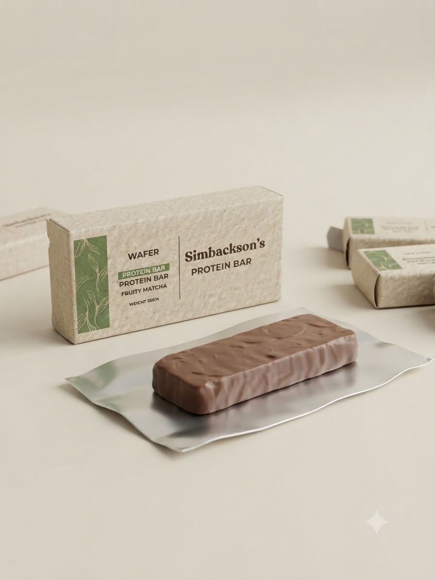 Simbackson’s Fruity Matcha Protein Bar